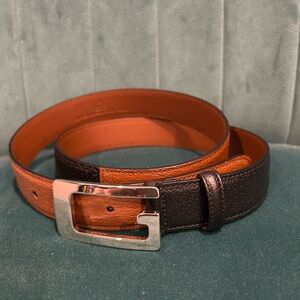 Women’s Gucci Black and Brown Leather Belt-only worn one time. Perfect condition